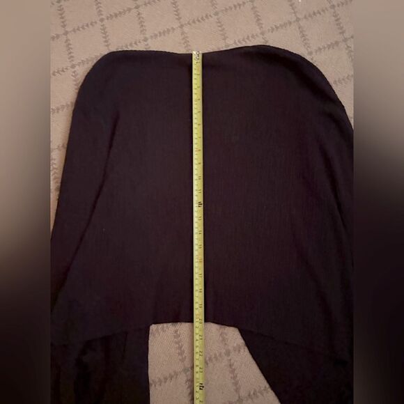 Zara Fine Knit Shawl Scarf sweater Brown M NWOT - Picture 8 of 13